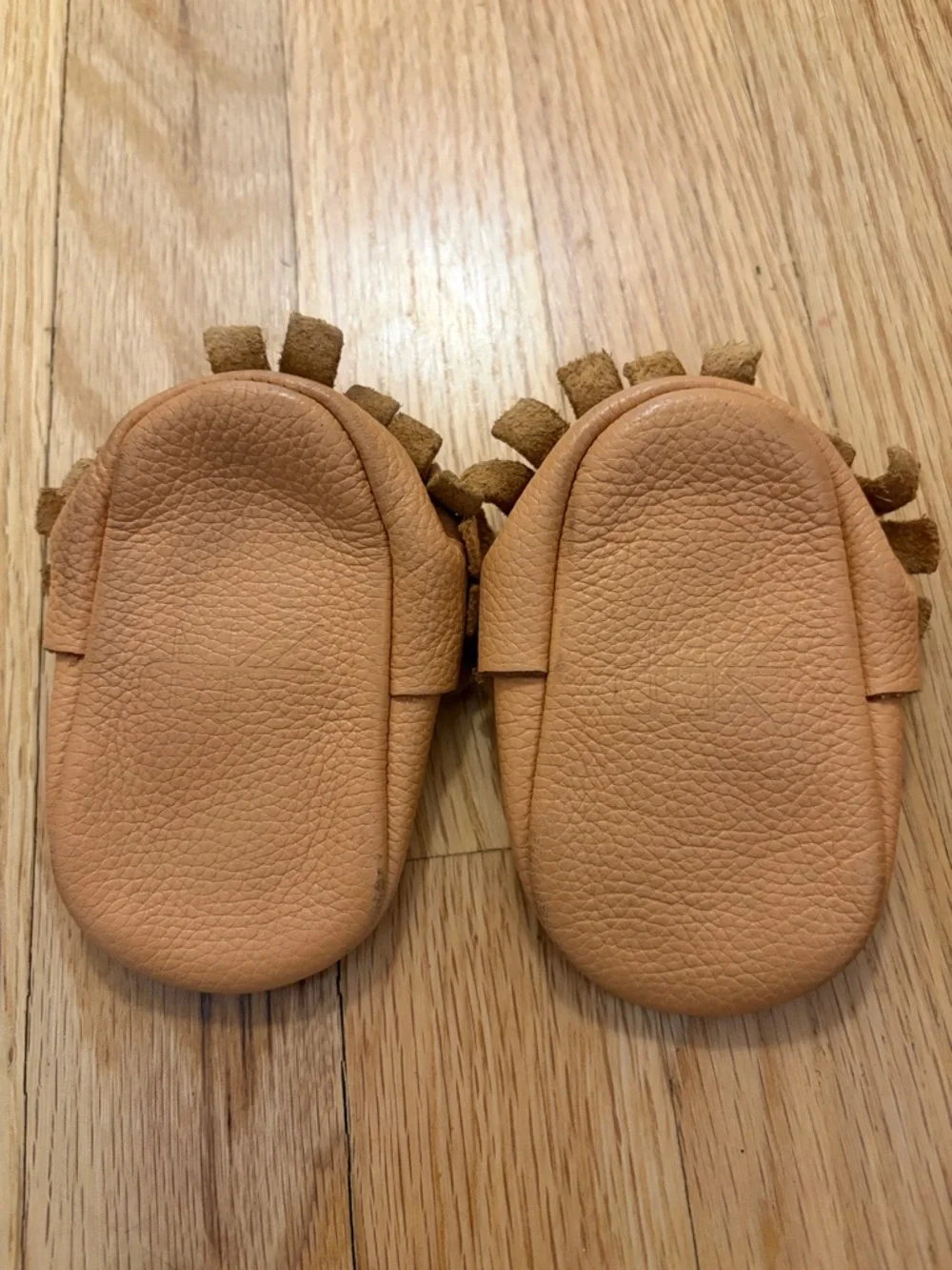 Freshly Picked Moccasins in Tan - Soft Leather Kids Shoes